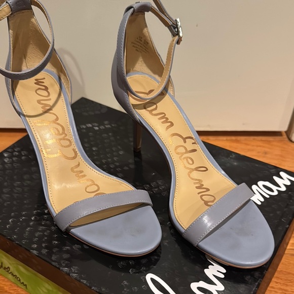 Sam Edelman Women's Grey Heeled Sandals - Picture 2 of 3